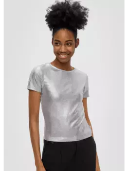 Футболка QS, серебряный