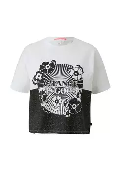 Футболка QS Shirt, черный/белый