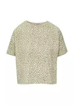 Футболка QS Shirt, цвет olive/light green