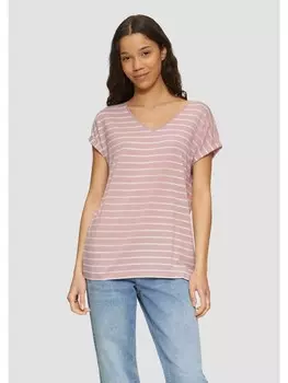 Футболка QS T-Shirt kurzarm, розовый