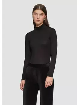 Футболка QS T-Shirt langarm, черный