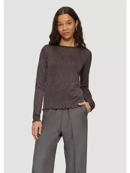 Футболка QS T-Shirt langarm, фиолетовый