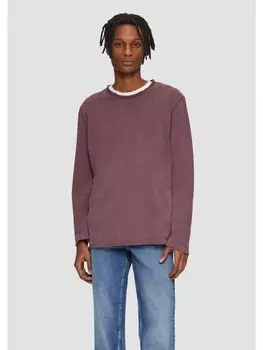 Футболка QS T-Shirt langarm, фиолетовый