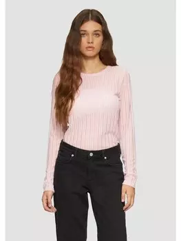 Футболка QS T-Shirt langarm, розовый