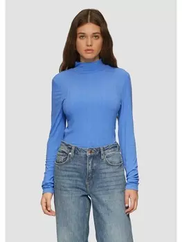 Футболка QS T-Shirt langarm, синий