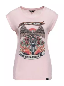 Футболка Queen Kerosin, розовый