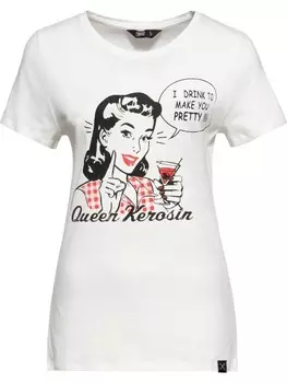 Футболка Queen Kerosin Shirt, белый