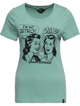 Футболка Queen Kerosin Shirt, бирюзовый