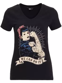 Футболка Queen Kerosin Shirt, черный