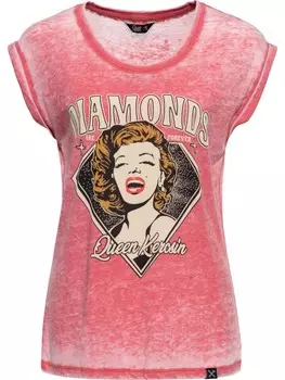 Футболка Queen Kerosin Shirt, розовый
