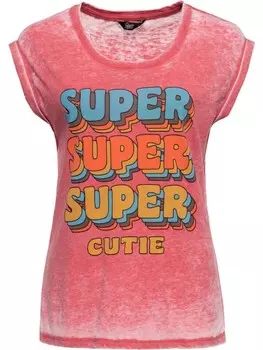 Футболка Queen Kerosin Shirt, розовый