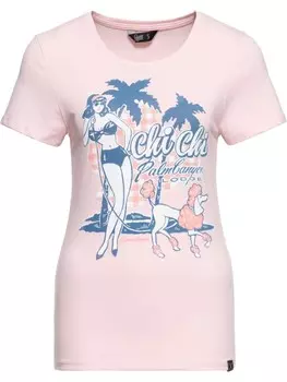 Футболка Queen Kerosin Shirt, розовый