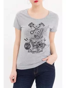 Футболка Queen Kerosin Shirt, серый