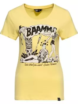 Футболка Queen Kerosin Shirt, желтый