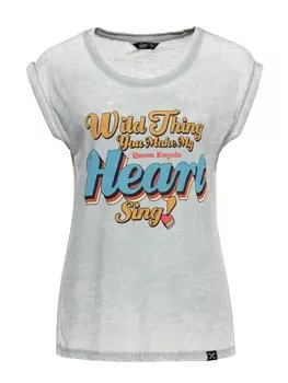 Футболка Queen Kerosin Wild Thing, цвет graugrn