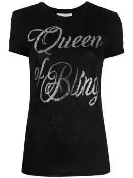 Футболка Queen Of Bling Philipp Plein, черный