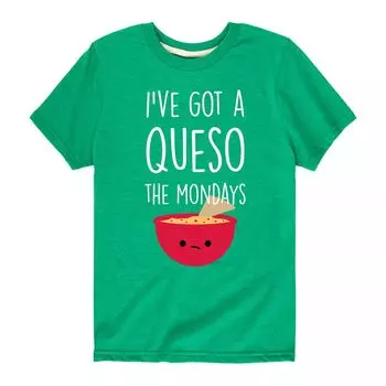 Футболка Queso The Mondays для мальчиков 8–20 лет с рисунком Licensed Character, зеленый