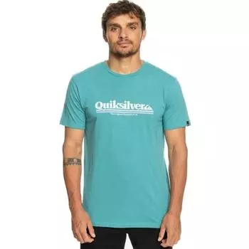 Футболка Quiksilver Between The Lines бирюзовый