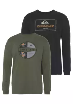Футболка Quiksilver "BLOOM DREAM PACK LS TEE YM", оливковый