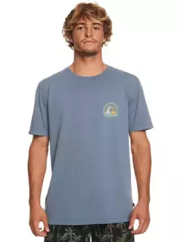 Футболка Quiksilver "Чистый круг", цвет Bering Sea