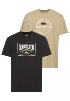 Футболка Quiksilver "CIRCLE CORNER SHORT SLEEVE TEE PACK YM", черный