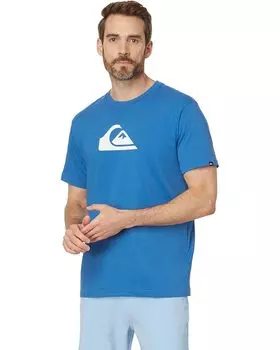 Футболка Quiksilver Comp Logo Mt0 Screen Tee, цвет Star Sapphire