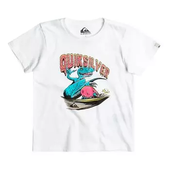 Футболка Quiksilver Dinos Ride, белый