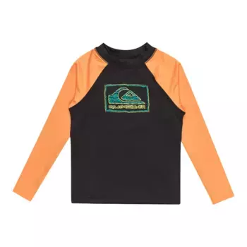 Футболка Quiksilver Everyday для детей, черный/оранжевый