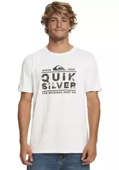 Футболка Quiksilver "ФУТБОЛКИ С ЛОГОПРИНТОМ", белый