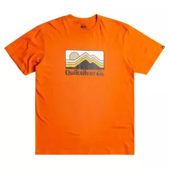 Футболка Quiksilver Gradient Mount, оранжевый