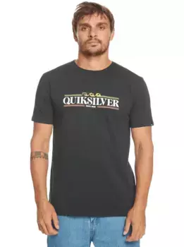 Футболка Quiksilver "Градиентная линия", черный