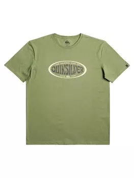 Футболка Quiksilver IN CIRCLES SS, зеленый