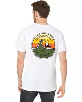 Футболка Quiksilver In The Groove Short Sleeve Tee, белый