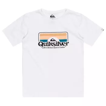 Футболка Quiksilver Kid's Step Inside S/S, белый