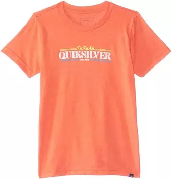 Футболка Quiksilver Kids Gradient Line, цвет Red Orange Heather