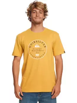 Футболка Quiksilver "Круговая отделка", цвет Mustard