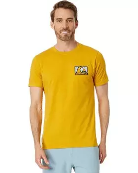 Футболка Quiksilver Mellow Bubble Short Sleeve Tee, цвет Nugget Gold Heather