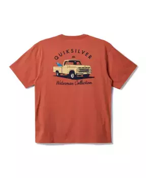 Футболка Quiksilver Men's Four Wheeler Screen Quiksilver Waterman, оранжевый