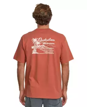 Футболка Quiksilver Men's Island Man Screen Quiksilver Waterman, оранжевый