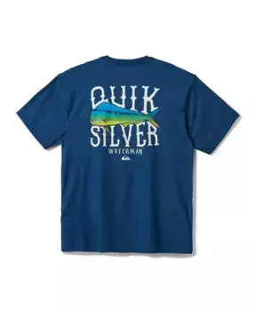 Футболка Quiksilver Men's Quik Hook Screen Quiksilver Waterman, синий