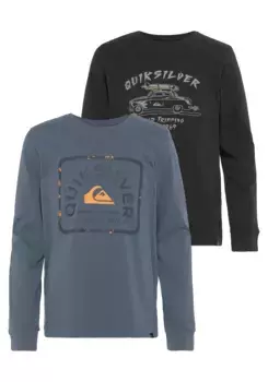 Футболка Quiksilver "OFFICE BEACH RETHIN PACK YTH - для детей", серый