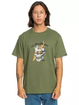 Футболка Quiksilver ONE LAST SURF SS, зеленый