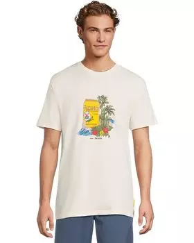 Футболка Quiksilver Pacifico Sunstroke Short Sleeve Screen Tee, цвет Tofu