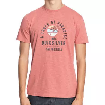 Футболка Quiksilver Quiet Hours оранжевая