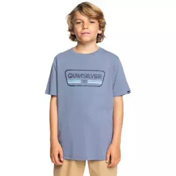 Футболка Quiksilver «RANGE LIFE SHORT SLEEVE YOUTH», цвет FLINT STONE