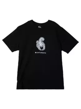 Футболка Quiksilver "Snyc Graphic", черный