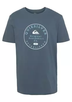 Футболка Quiksilver, темно-синий
