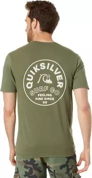 Футболка Quiksilver Timeless Spin Short Sleeve Tee, цвет Four Leaf Clover