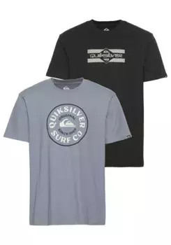Футболка Quiksilver "TURN ARROWS SHORT SLEEVE TEE PACK YM", цвет Denim/Black