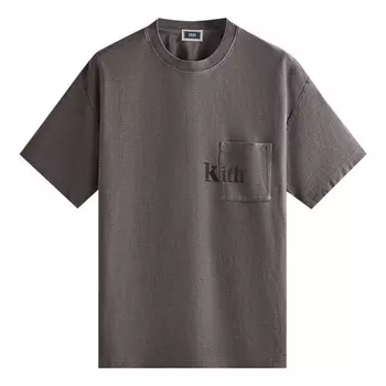 Футболка quinn tee 'hurricane' Kith, серый